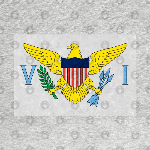 Flag of the US Virgin Islands by Enzwell